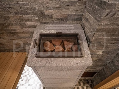 Русская баня с печью Kastor